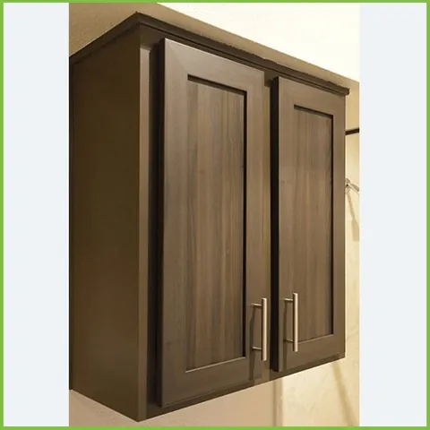 After: Wall cabinet refaced