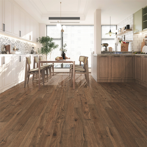 Bromo Hickory engineered hardwood flooring
