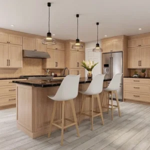 Raw Red oak Shaker Full Overlay