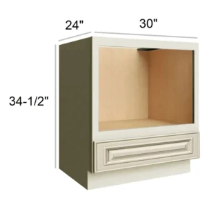 ANTIQUE WHITE - Microwave, 30"W x 34.5"H x 24"D