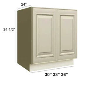ANTIQUE WHITE - Sink Base, 30"W x 34.5"H x 24"D