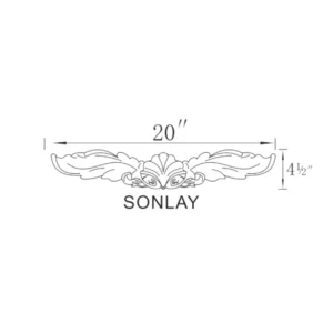 ANTIQUE WHITE - SONLAY, 1"W x 1"H x 1"D