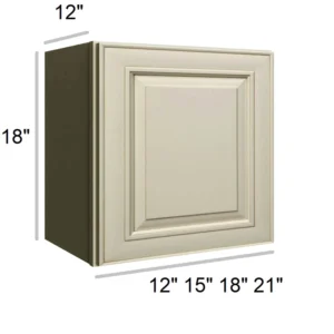 ANTIQUE WHITE - Wall Bridge Cabinets, 12"W x 18"H x 12"D