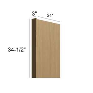 BARLEY OAK - Dishwasher Panel, 1"W x 3"H x 0.75"D