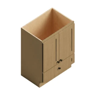 BARLEY OAK - Vanity Sink Door/Drawer, 24"W x 34.5"H x 21"D