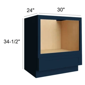 Blue Shaker - Microwave, 30"W x 34.5"H x 24"D