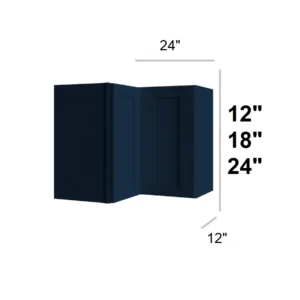 Blue Shaker - Easy Reach, 24"W x 12"H x 12"D