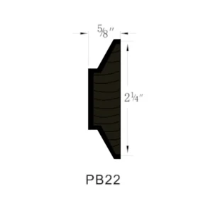 CHARCOAL BLACK - decorative wooden block, 1"W x 1"H x 1"D