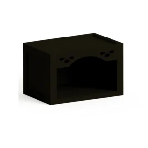 CHARCOAL BLACK - Wall Decorative Nook Cabinet, 30"W x 15"H x 12"D