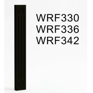 CHARCOAL BLACK - Wall Fluted Filler, 3"W x 30"H x 0.75"D
