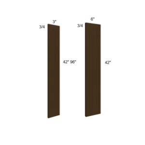 ELEGANT TRUFFLE - Tall Fluted Filler, 1"W x 1"H x 0.75"D