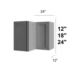 Grey Silver - Easy Reach, 24"W x 12"H x 12"D
