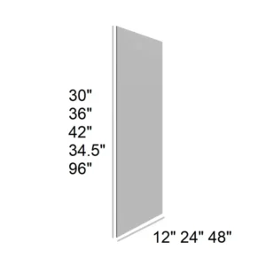Grey Silver - Base Skin, 24"W x 34.5"H x 0.75"D