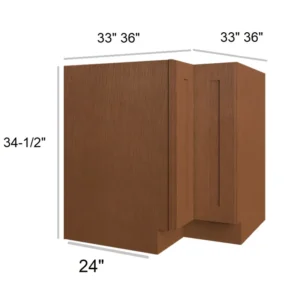 HEIRLOOM BROWN - Lazy Susan Base, 33"W x 34.5"H x 24"D