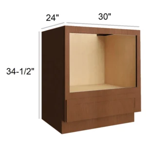 HEIRLOOM BROWN - Microwave, 30"W x 34.5"H x 24"D