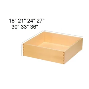 HEIRLOOM BROWN - Roll-Out Tray, 18"W x 1"H x 1"D