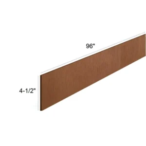 HEIRLOOM BROWN - Toe kick, 96"W x 4.5"H x 0.75"D