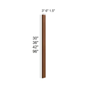 HEIRLOOM BROWN - Tall Filler, 1.5"W x 96"H x 0.75"D