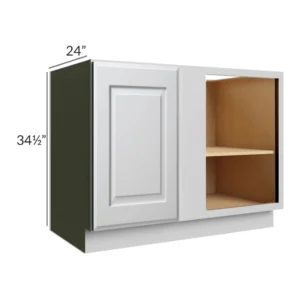 HILLCREST WHITE - Blind Base Corner, 36"W x 34.5"H x 24"D