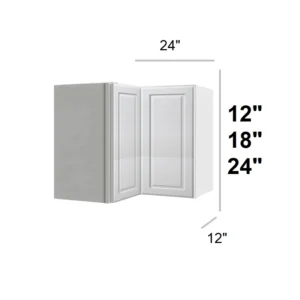 HILLCREST WHITE - Easy Reach, 24"W x 12"H x 12"D