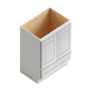 HILLCREST WHITE - Vanity Sink Door/Drawer, 24"W x 34.5"H x 21"D
