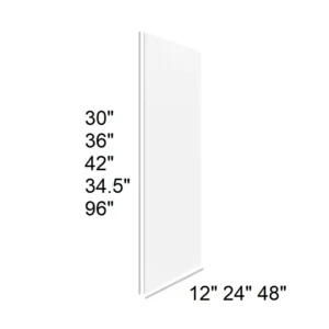 HILLCREST WHITE - Base Skin, 24"W x 34.5"H x 0.75"D