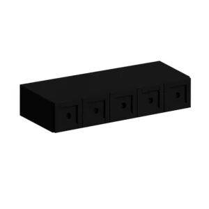 Slim Shaker Black - Specialty Wall Cabinets, 30"W x 30"H x 12"D