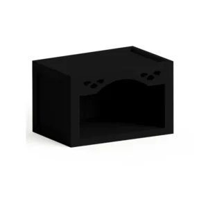 Slim Shaker Black - Wall Decorative Nook Cabinet, 30"W x 15"H x 12"D