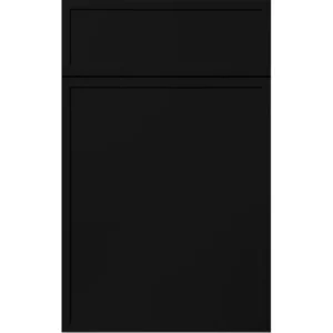 Slim Shaker Black - SMALL SAMPLE DOOR, 1"W x 1"H x 1"D