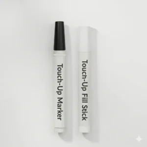 Slim Shaker White - TOUCH UP KIT, 1"W x 1"H x 1"D