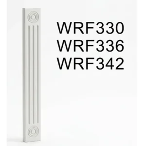 Slim Shaker White - Wall Fluted Filler, 3"W x 30"H x 0.75"D
