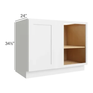White Shaker - Blind Base Corner, 36"W x 34.5"H x 24"D
