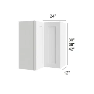 White Shaker - Easy Reach, 24"W x 30"H x 12"D