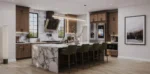 M-RW-KITCHEN Rustic Wood unassembled cabinets by Milestone Cabinets